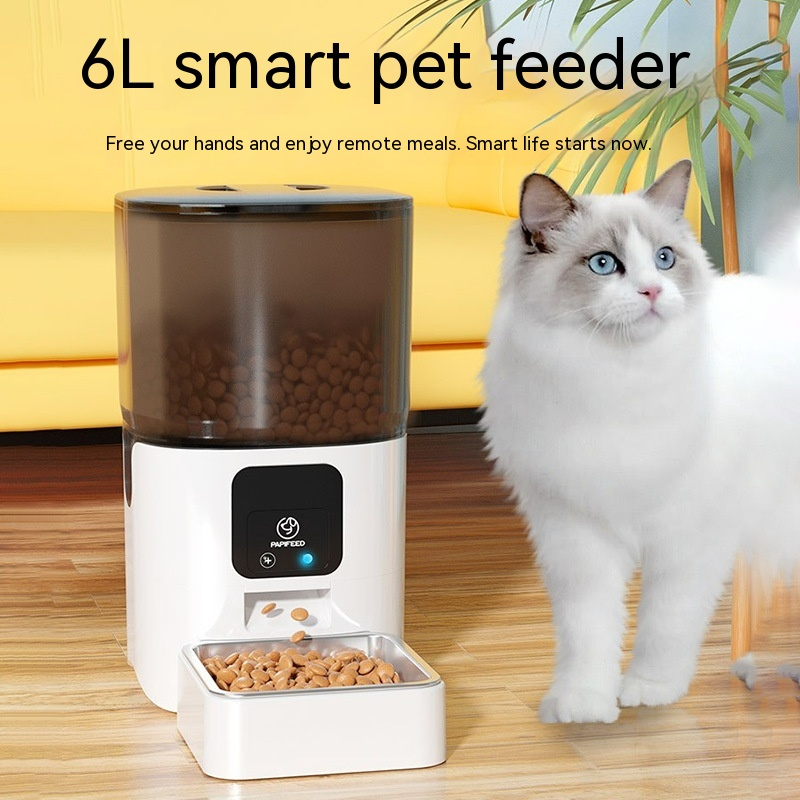6L Automatic Pet Feeder with App & Camera Options